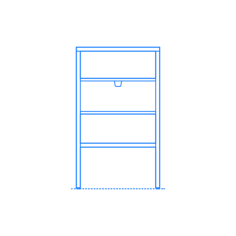 Furniture Nightstands Ikea Nordkisa Nightstand Small Sketch Style Svg Vector, Free Vectors File